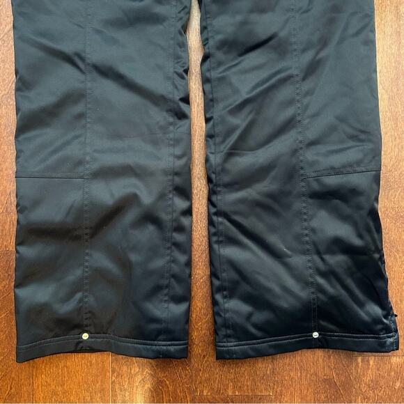 NILS Women’s Satin-y Black Snow Pants, Size 12 - Picture 5 of 12